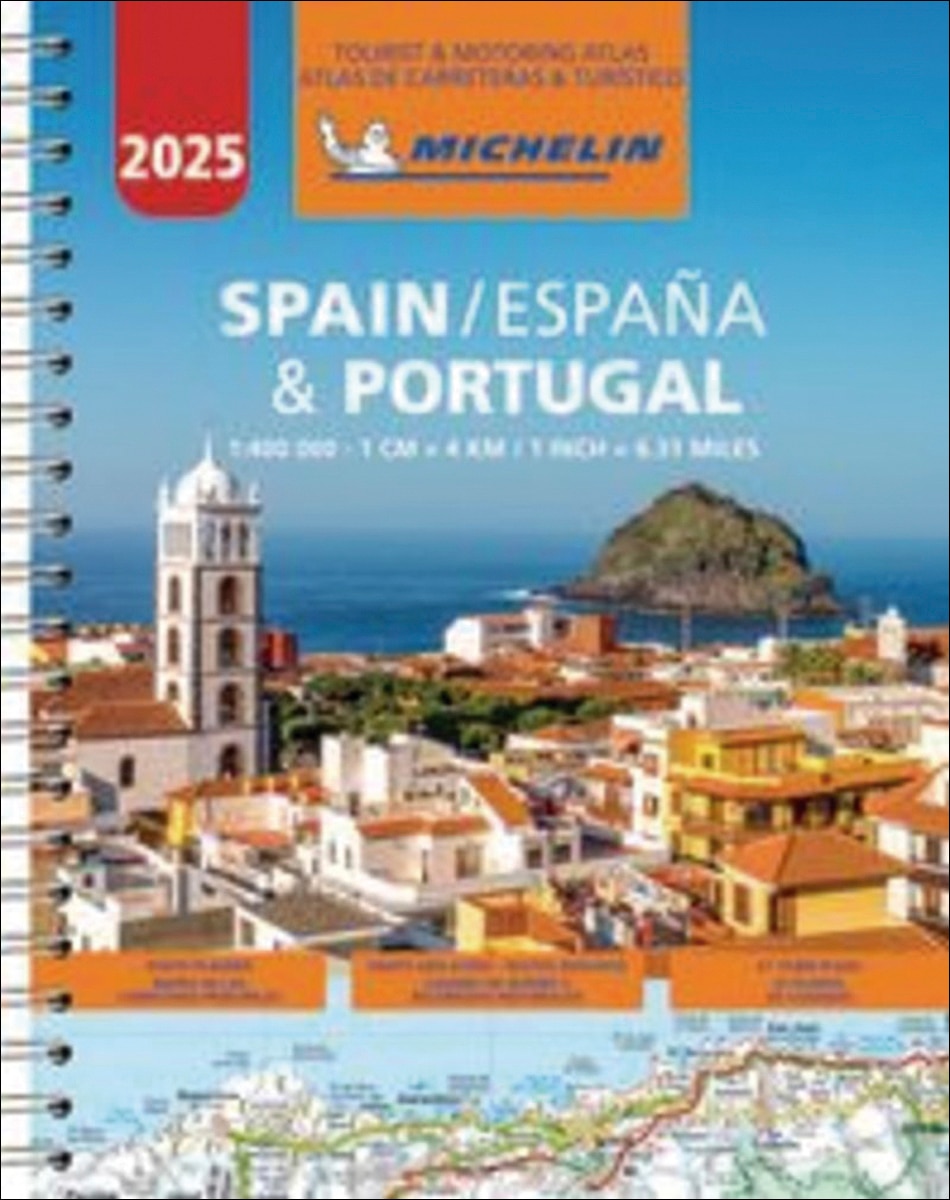 Imagen 0 de España & Portugal 2025 - Atlas De Carreteras Y Turistico 04460 (A4-Spiral) (Espiral)