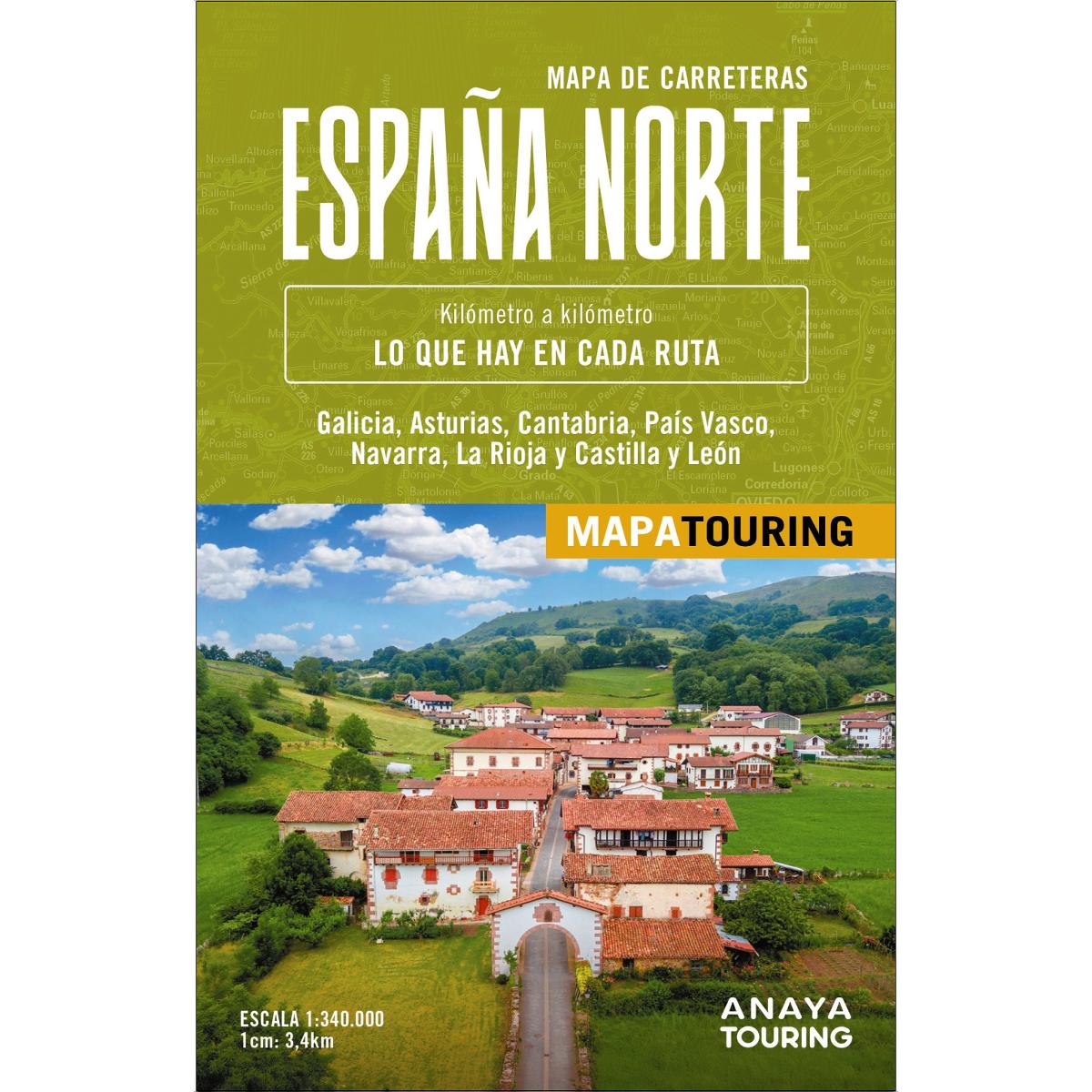 Imagem 0 de Mapa de carreteras de España Norte 1:340.000