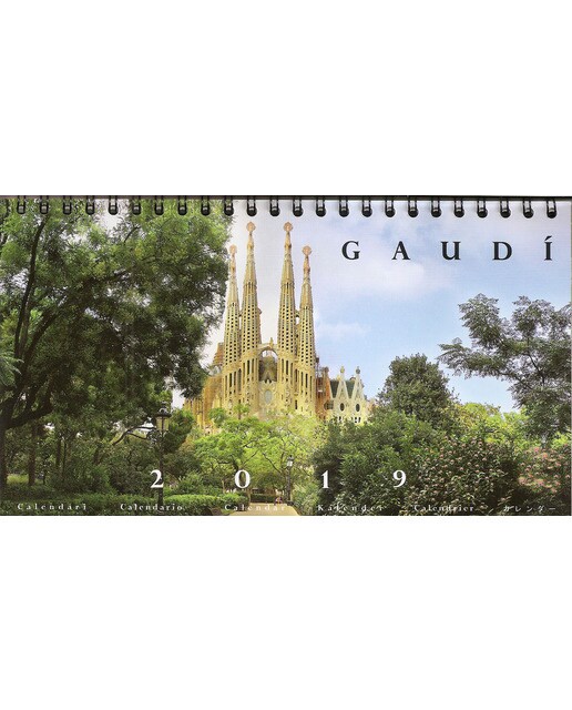 Calendari Gaudi 21x11.5  -6 Idiomes 1