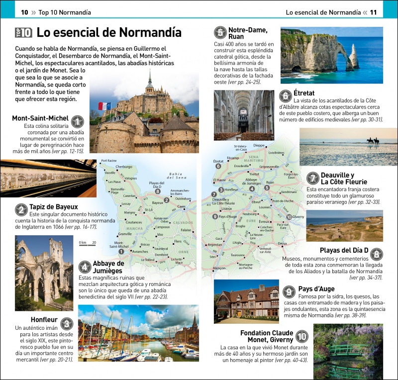 Normandía (Guías Visuales TOP 10): La guía que descubre lo mejor de cada ciudad (Capa mole) 5