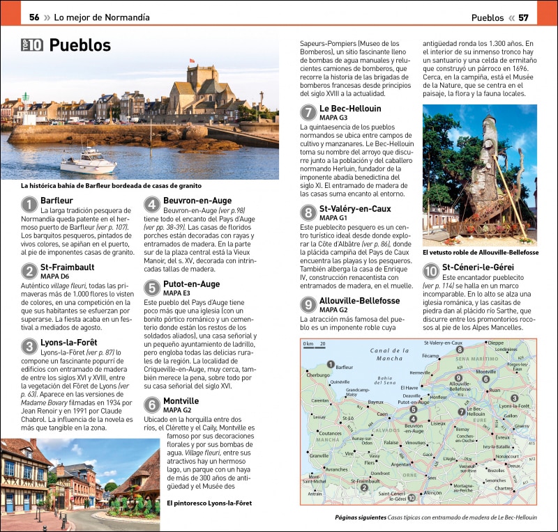 Normandía (Guías Visuales TOP 10): La guía que descubre lo mejor de cada ciudad (Capa mole) 6