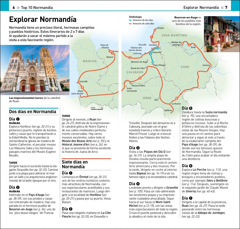 Normandía (Guías Visuales TOP 10): La guía que descubre lo mejor de cada ciudad (Capa mole) 7