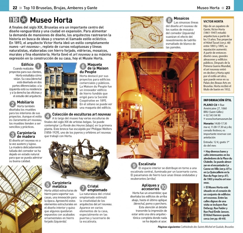 Bruselas, Brujas, Amberes y Gante (Guías Visuales TOP 10): La guía que descubre lo mejor de cada ciudad (Capa mole) 6