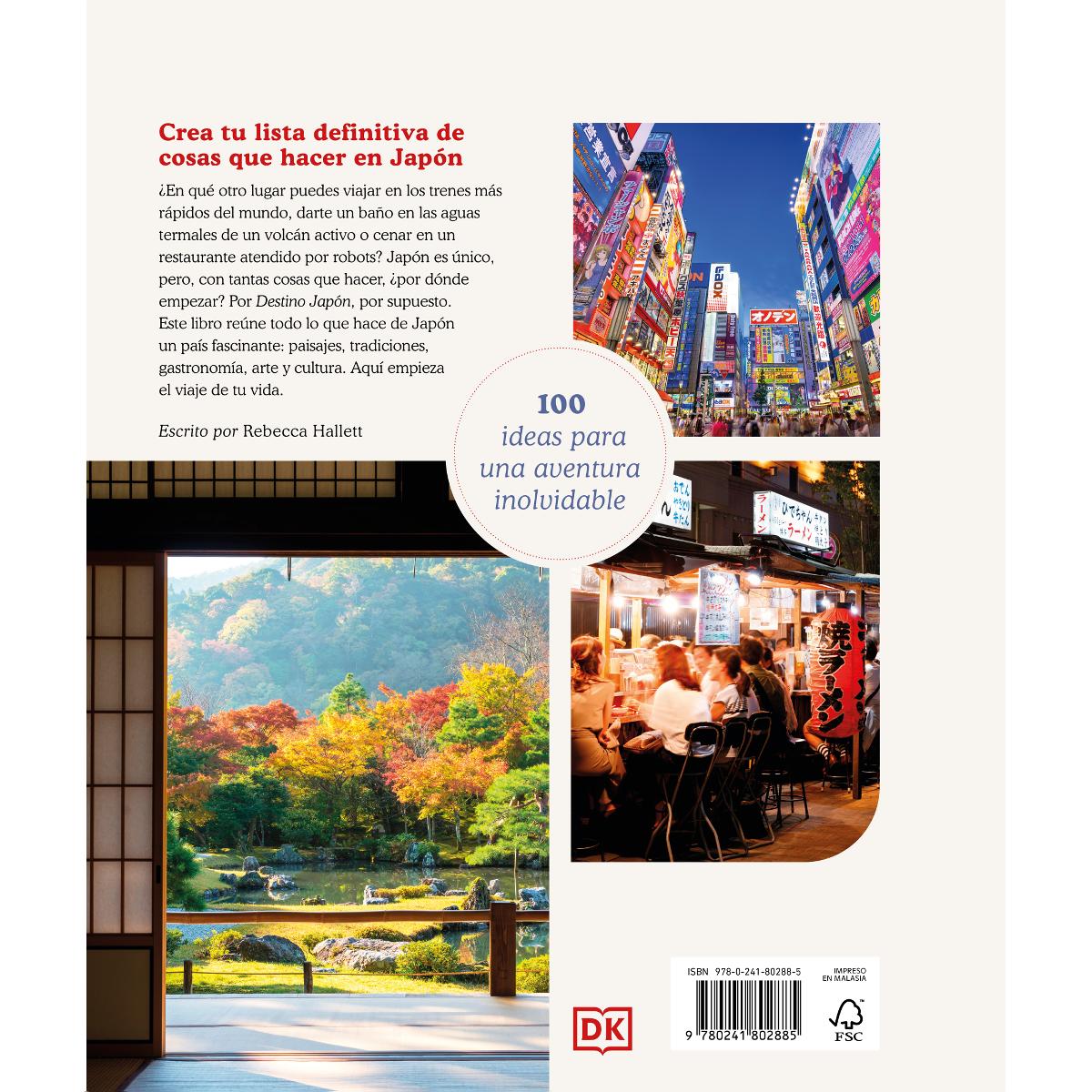 Destino Japón (Guías Visuales. Viajes para regalar): 100 ideas para una aventura inolvidable (Capa dura) 2