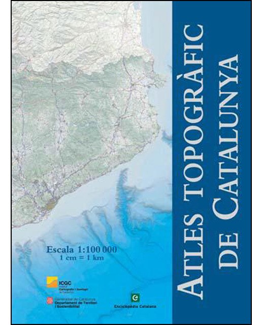 ATLES TOPOGRÀFIC DE CATALUNYA: Escala 1:100.000 (Capa dura) 1