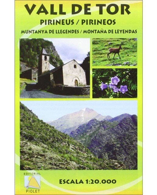 Mapa vall de tor, e 1:20000 pirineus, muntanya de 1