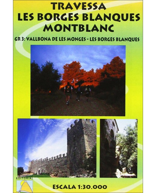 Mapa travessa les borges blanquies-montblanc 1