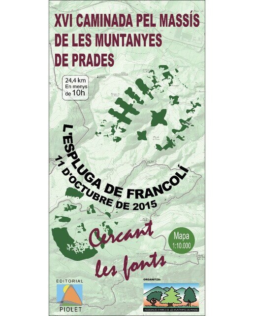 Xvi caminada pel massís de les muntanyes de prades 1