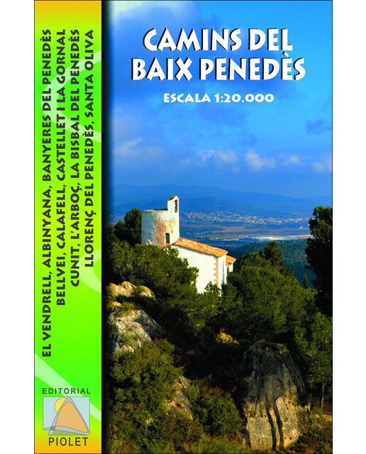 Camins del baix penedès: Escala 1:20. 000 1