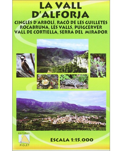Vall d'alforja, la escala 1:15. 000 1