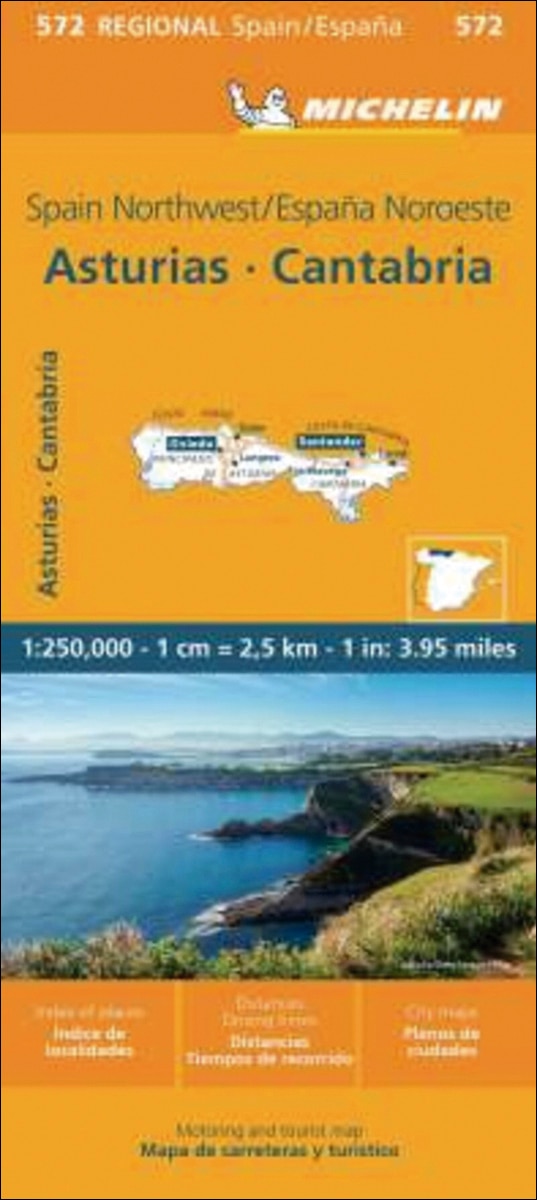 Imagem 0 de Mapa regional espa a noroeste - asturias, can 2024