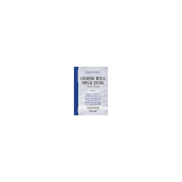 Cancionero musical popular t-iv (Tapa blanda) 1