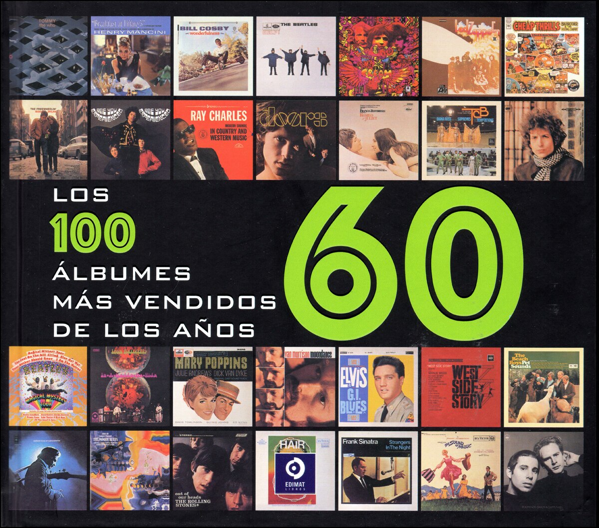 Imagem 0 de Los cien álbumes mas vendidos de los años 60(Tapa dura)