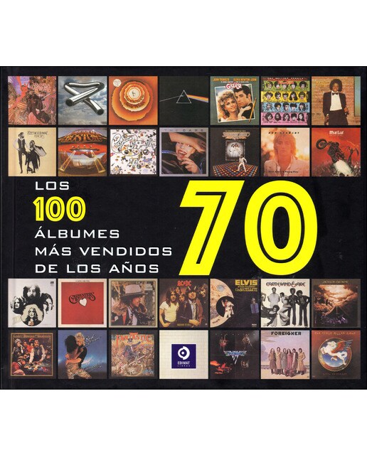 Imagem 0 de Los cien álbumes mas vendidos de los años 70(Tapa dura)
