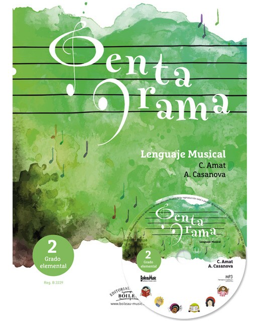 Imagem 0 de Pentagrama lenguaje musical. Grado elemental 2