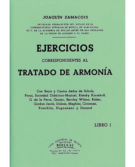 Ejercicios Armonía Vol. I 1