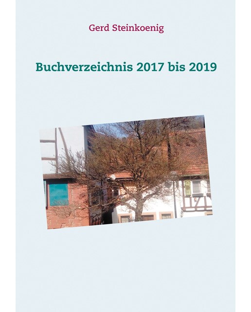 Buchverzeichnis 2017 bis 2019 1