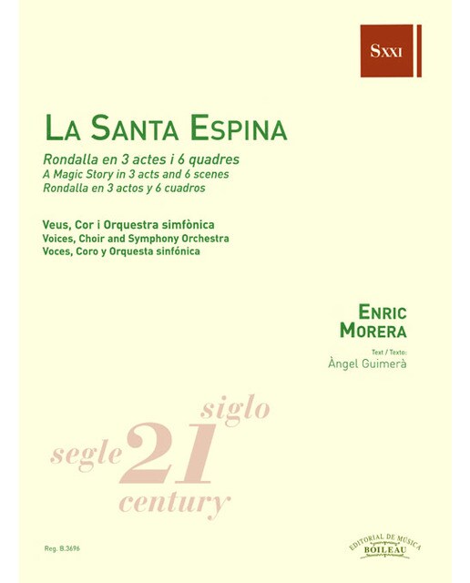La santa espina: Rondalla en 3 actes i 6 quadres