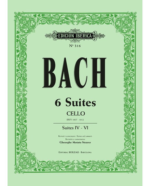 6 suites cello: Suites iv - vi