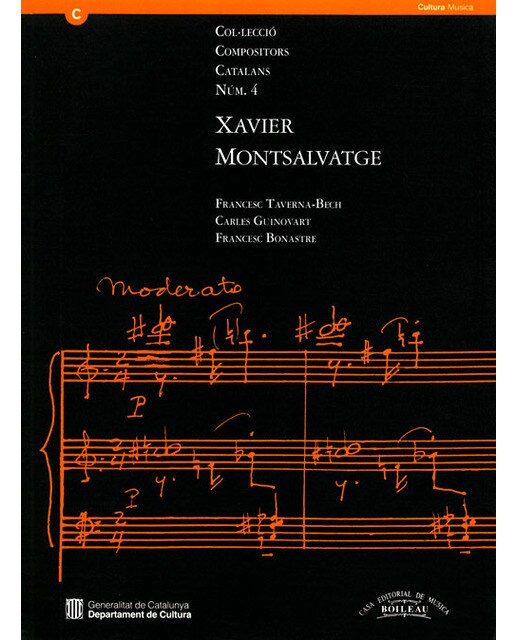 Imagen 0 de Xavier montsalvatge: Col.Lecció compositors catalans