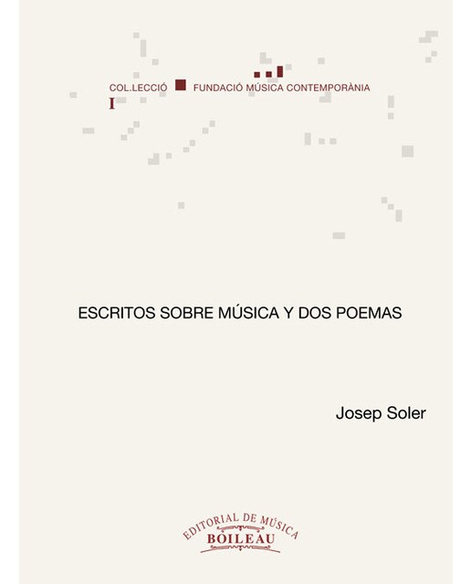 Escritos sobre música y dos poemas
