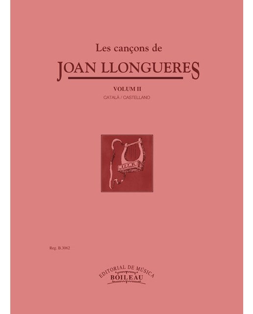 Les cançons de joan llongueres ii: Volum ii