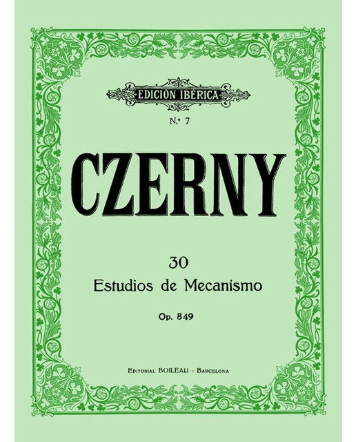 Imagen 0 de 30 estudios de mecanismo, op.849: Preparatorios para la escuela de la velocidad
