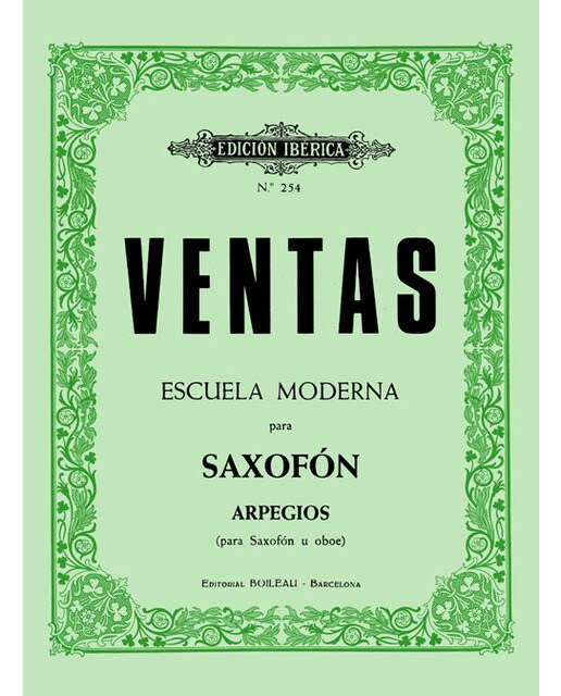 Escuela moderna para Saxofón u Oboe: Arpegios 1