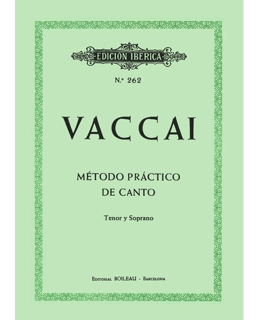 Método práctico de canto: Tenor y soprano