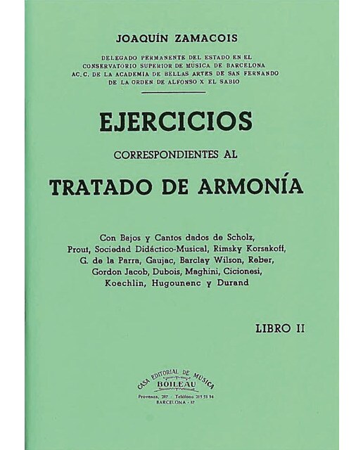 Ejercicios Armonía Vol. II 1