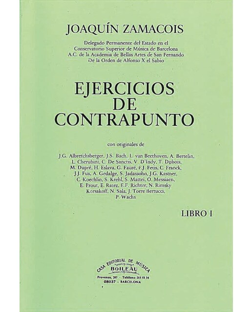 Ejercicios de contrapunto 1