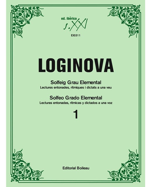 Solfeig grau elemental 1 / solfeo grado elemental 1: lectures entonades, rítmiques i dictats a una veu / lecturas entonadas, rítmicas y dictados a una 1