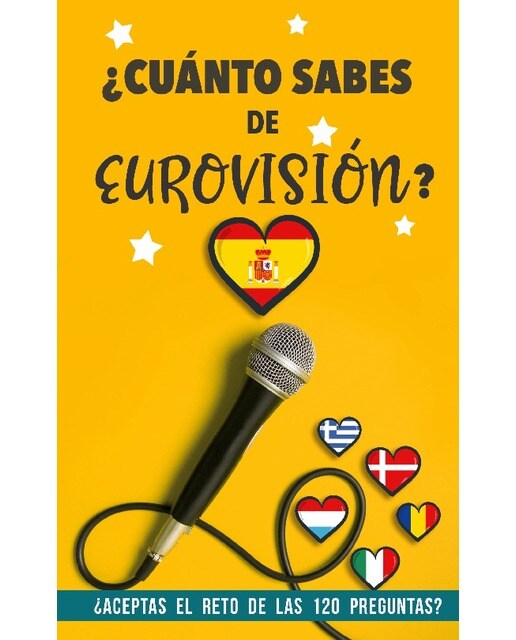Imagem 0 de ¿Cuánto sabes de Eurovisión?: ¿Aceptas el reto de las 120 preguntas? Un Libro de Eurovisión diferente. Regalo para Eurofans (Capa mole)