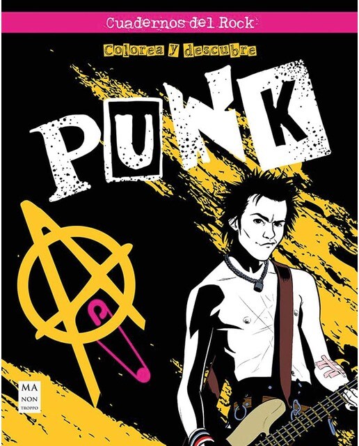 Colorea y descubre - Punk: Cuadernos del rock 1