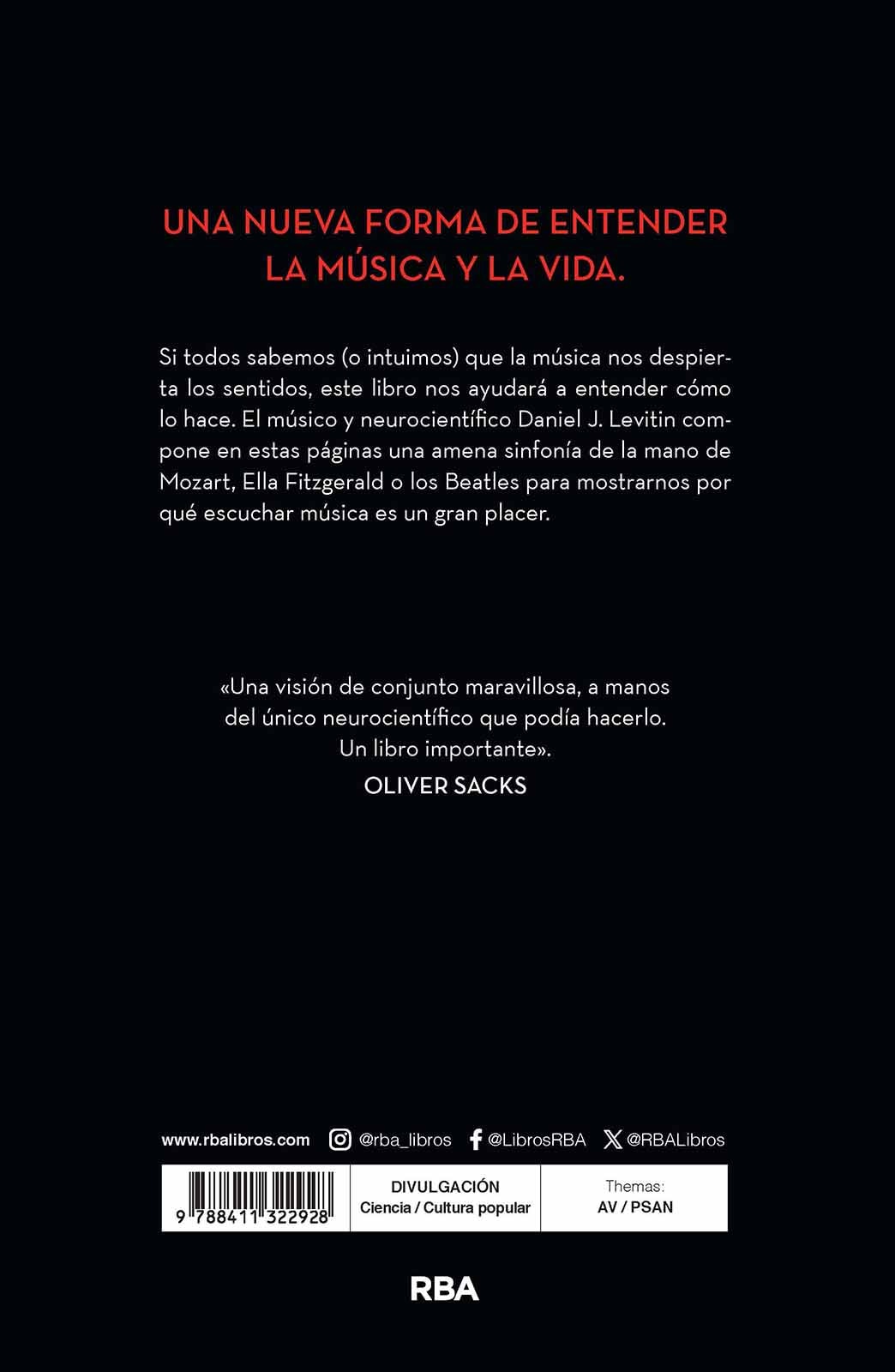 Tu cerebro y la musica: El estudio científico de una obsesión humana (Capa mole) 2