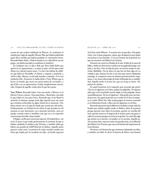 Una luz abrasadora, el sol y todo lo demás: Joy Division. La historia oral (Tapa blanda) 6