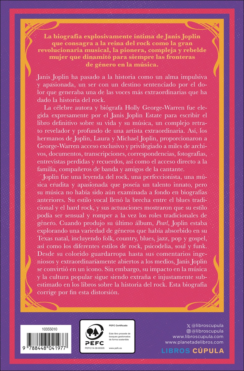 Janis Joplin. Edición tapa blanda (Capa mole com abas) 2