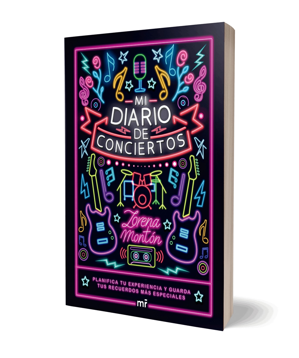 Mi diario de conciertos: Planifica tu experiencia y guarda tus recuerdos más especiales (Capa mole com abas) 1