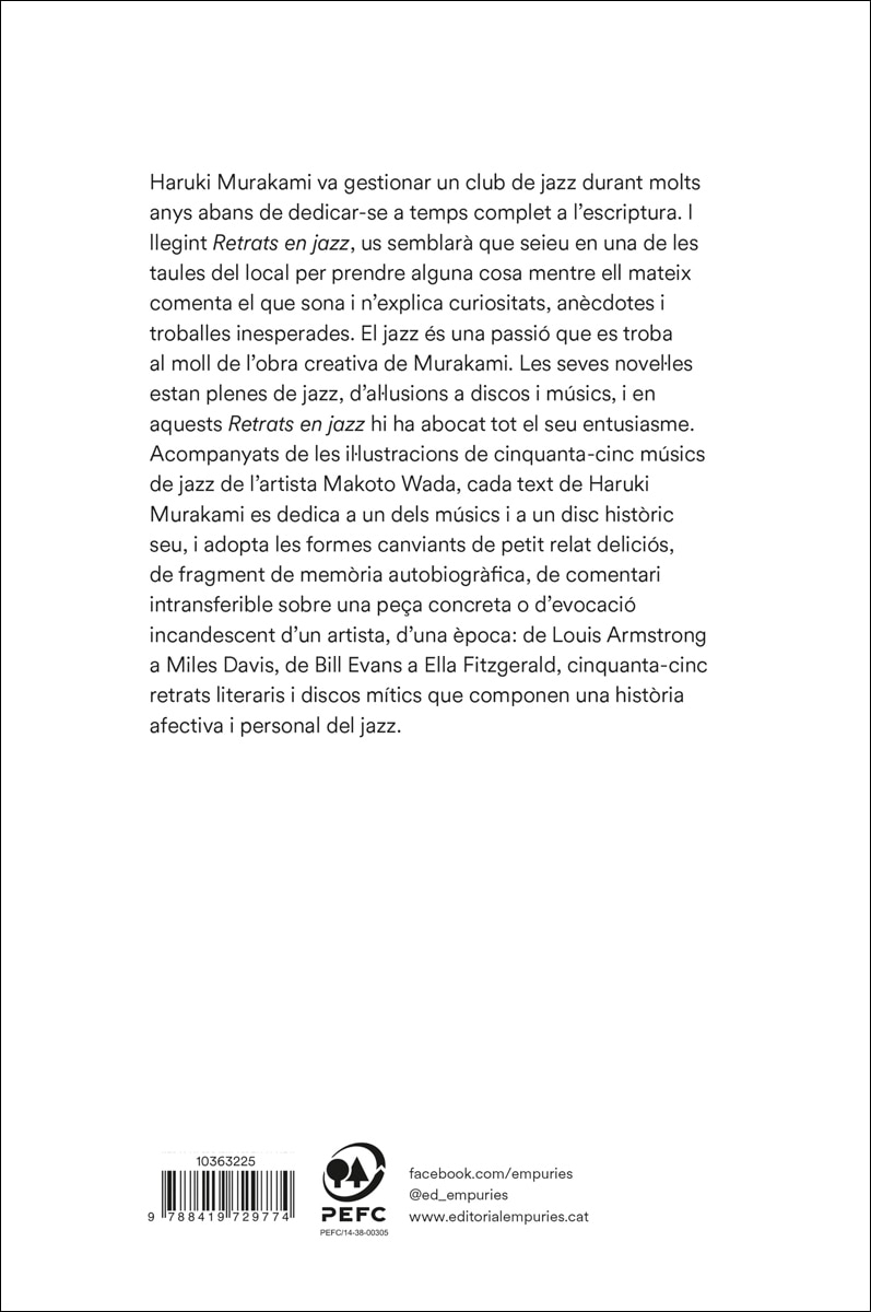 Retrats en jazz (Capa mole com abas) 2