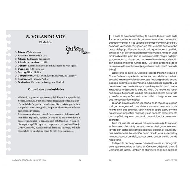 La banda sonora de nuestra vida: Los secretos y anécdotas de las 40 canciones más icónicas de España (Capa mole) 3