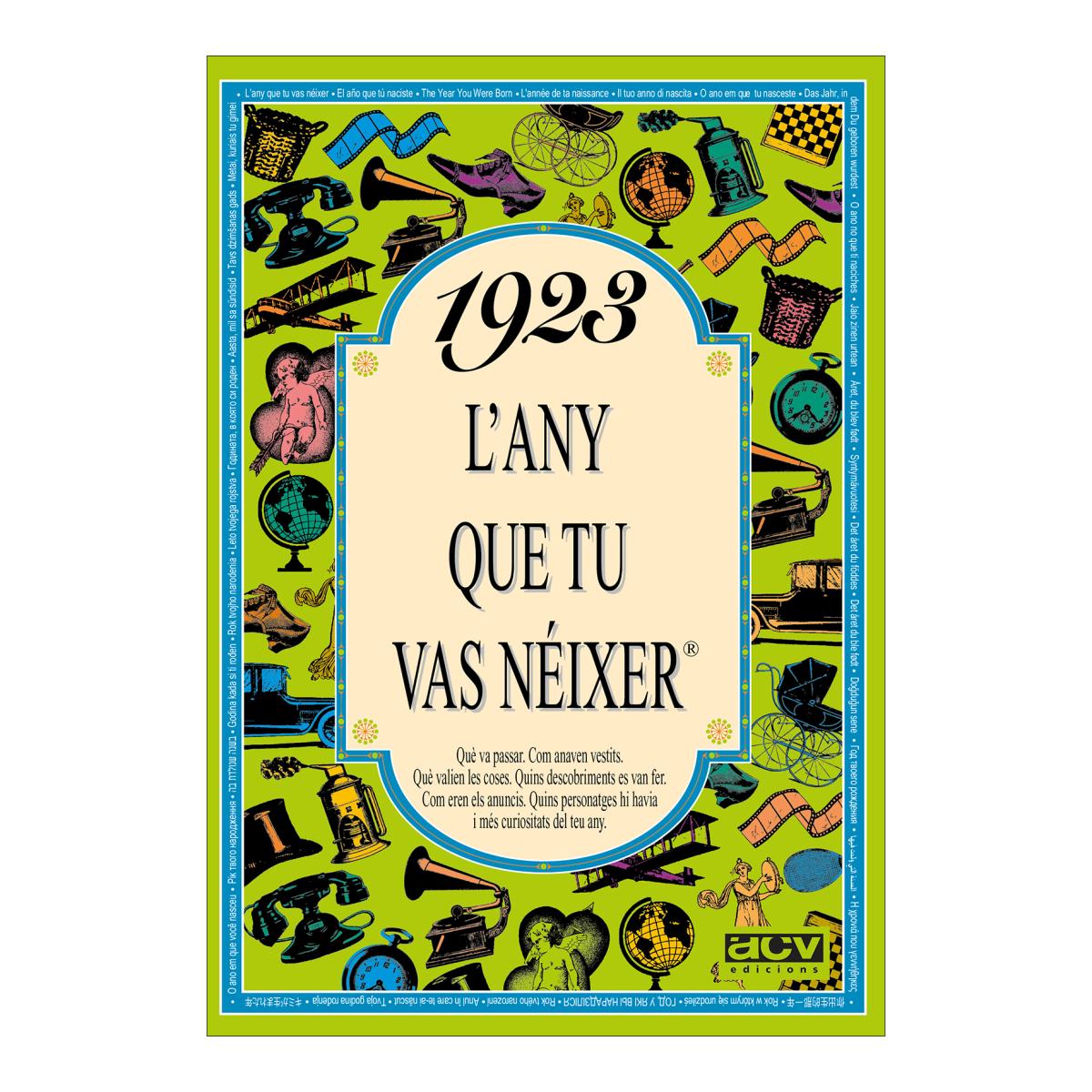 Imagem 0 de 1923 L'any que tu vas néixer (Capa mole)