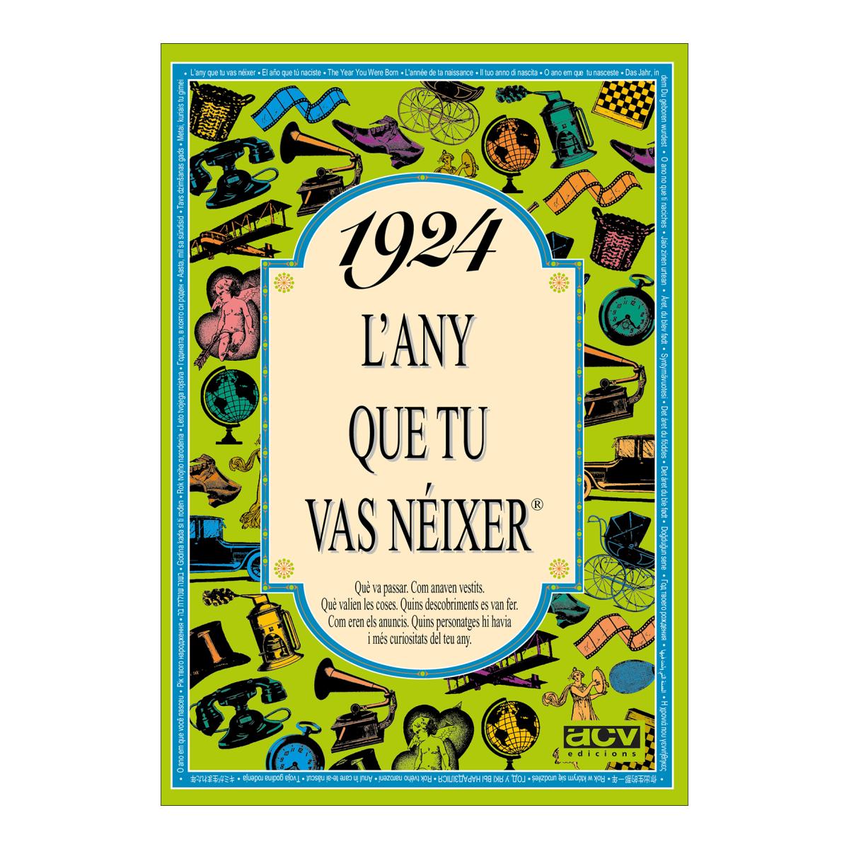 Imagem 0 de 1924 L'any que tu vas néixer (Capa mole)