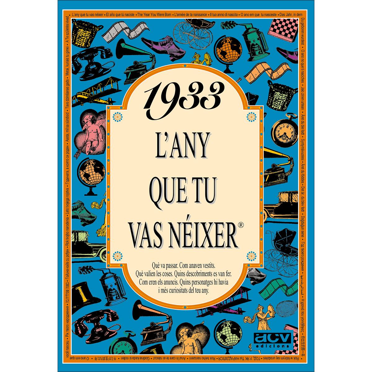 Imagem 0 de 1933 L'any que tu vas néixer (Capa mole)