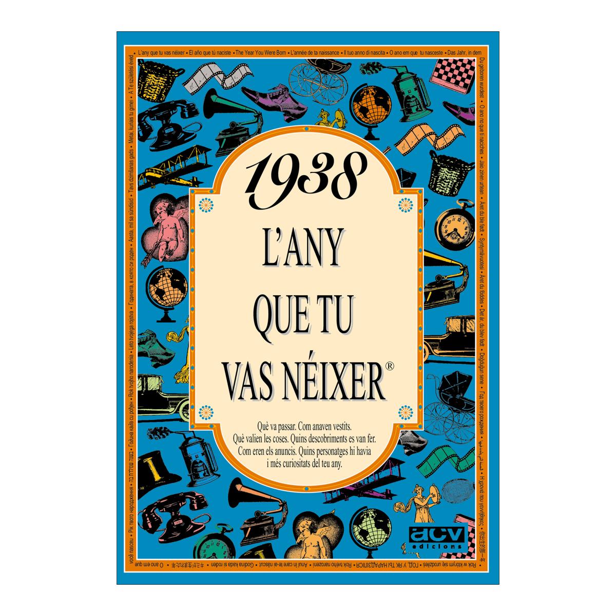 1938 L'any que tu vas néixer (Capa mole) 1