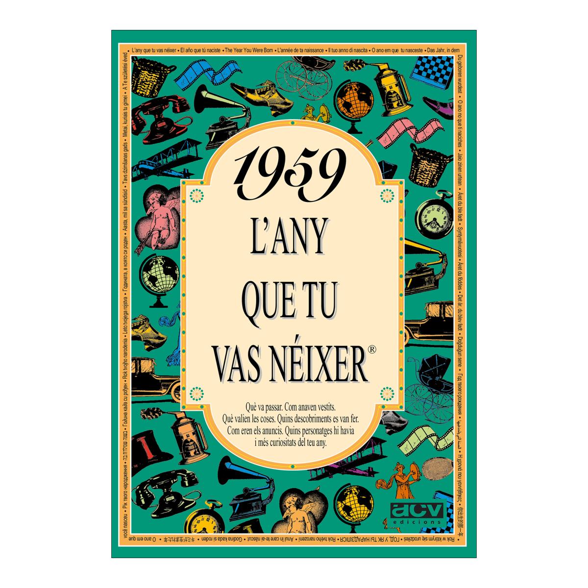 1959 L'any que tu vas néixer (Capa mole) 1