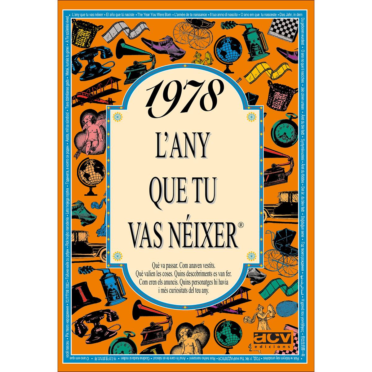 1978 L'any que tu vas néixer (Capa mole) 1