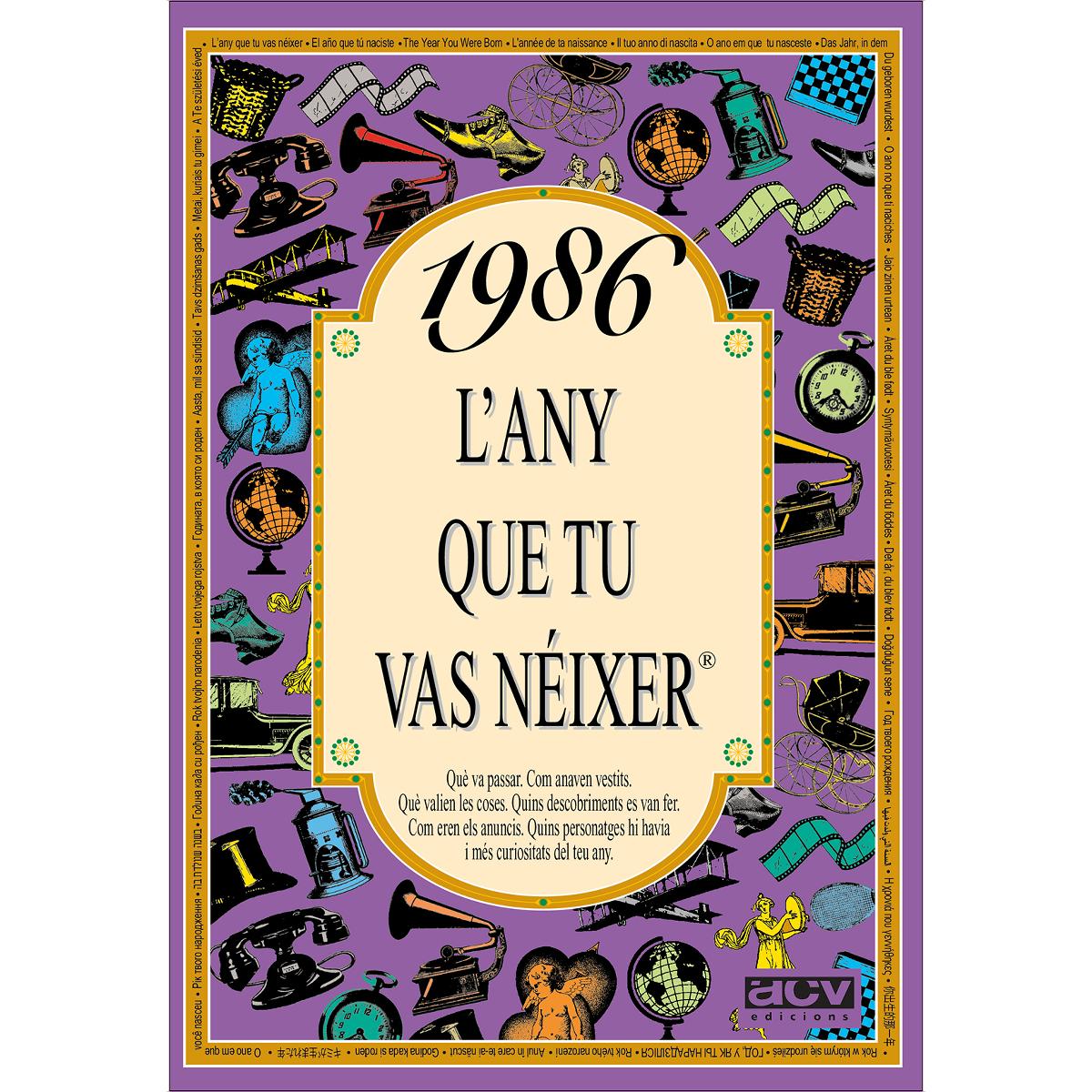 1986 L'any que tu vas néixer (Capa mole) 1
