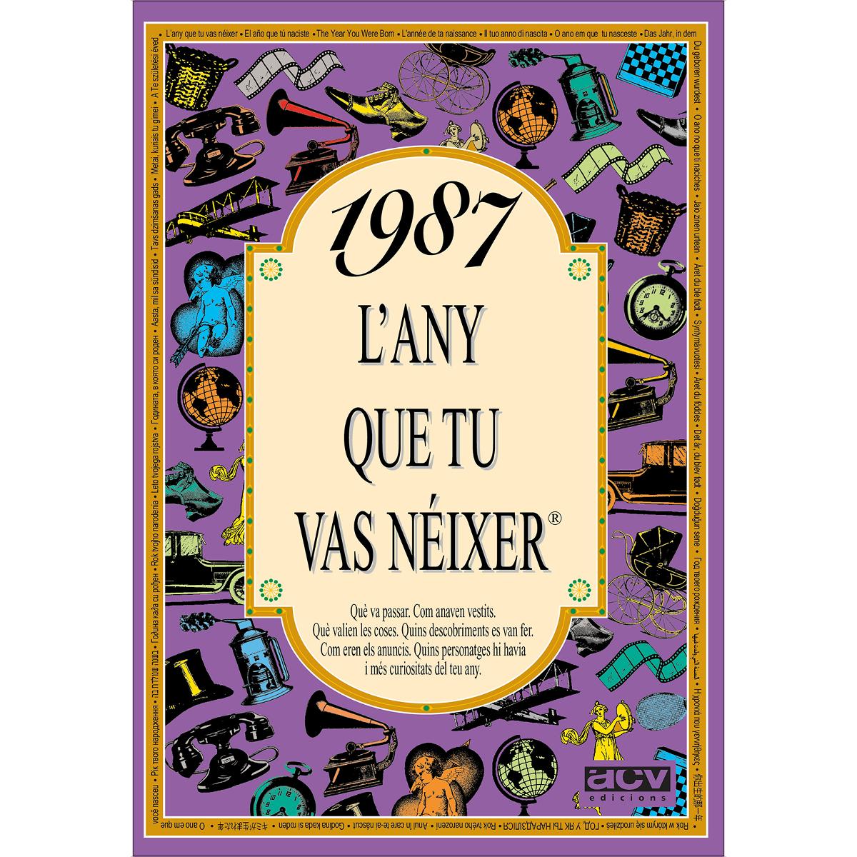 1987 L'any que tu vas néixer (Capa mole) 1