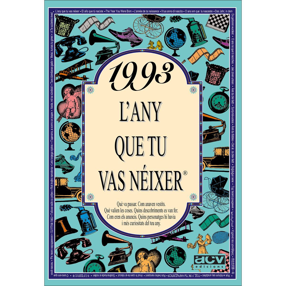 1993 L'any que tu vas néixer (Capa mole) 1