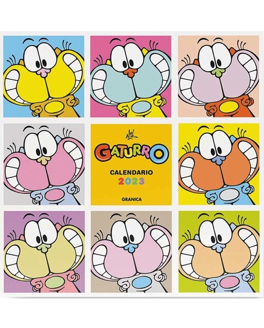 Gaturro 2023, calendario de pared
